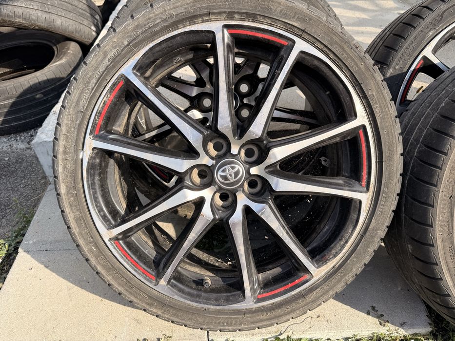 18 цола джанти от TOYOTA YARIS GRс Нови летни гуми 215/40/18 Дот 4022