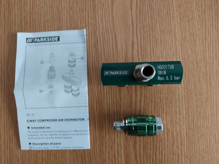 Distribuitor de aer comprimat  cu 2 cai