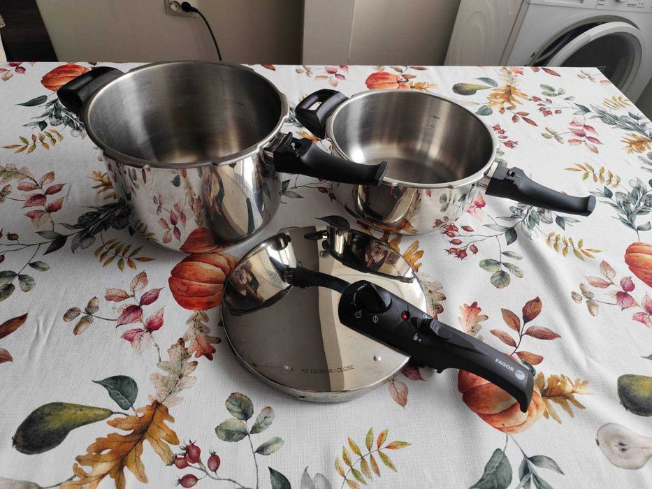 Комплект тенджери под налягане Fagor Duo 4 литра и 6 литра