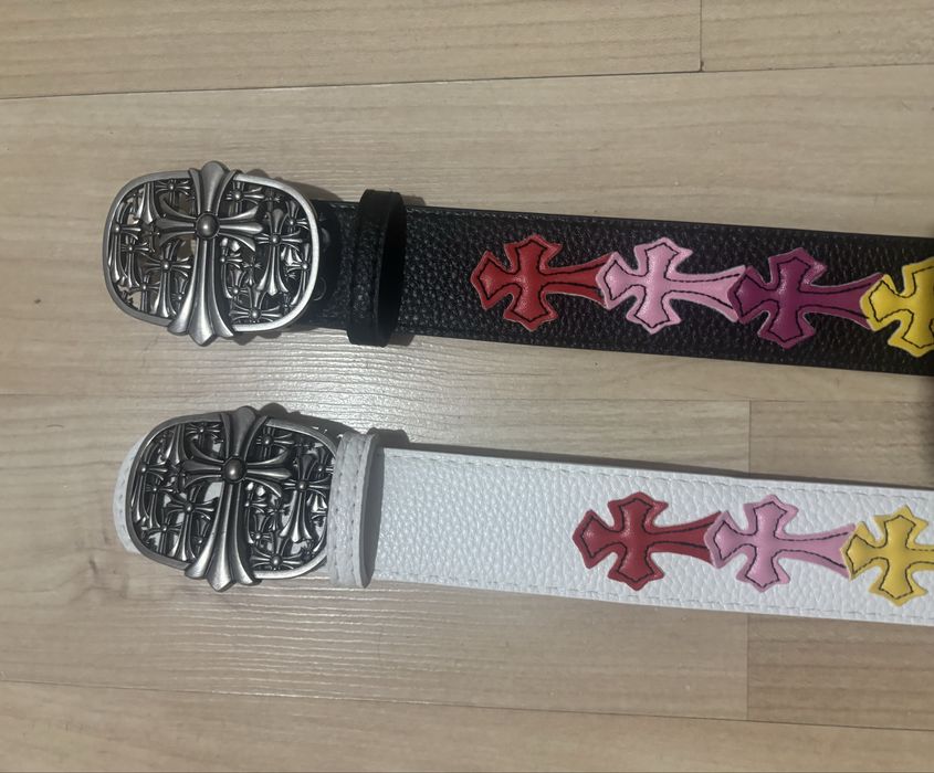 Curea Chrome Hearts Alb/Negru