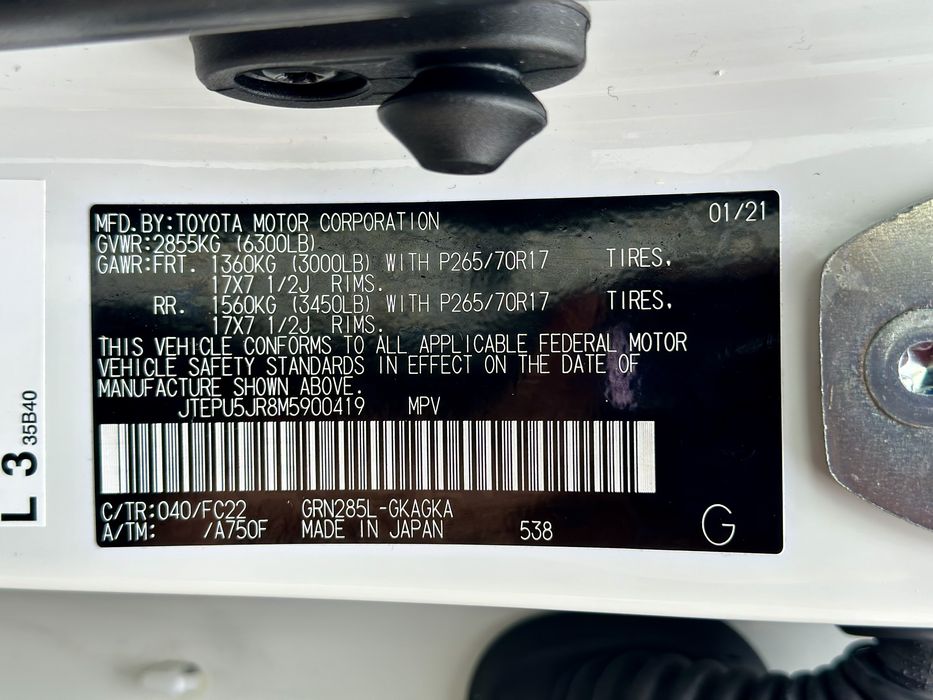 Toyota 4Runner TRD OFF ROAD, 2021г