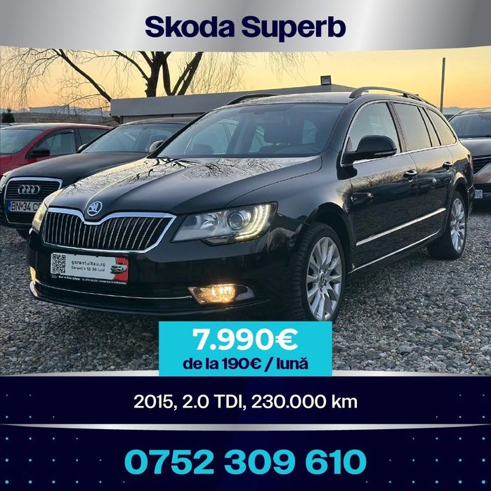 Skoda Superb Skoda Superb 2.0tdi facelift Garantie Rate