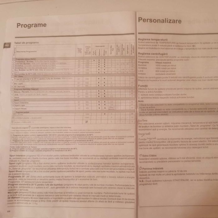 Mașină de spălat rufe Indesit uzată în perfectă stare de funcționare