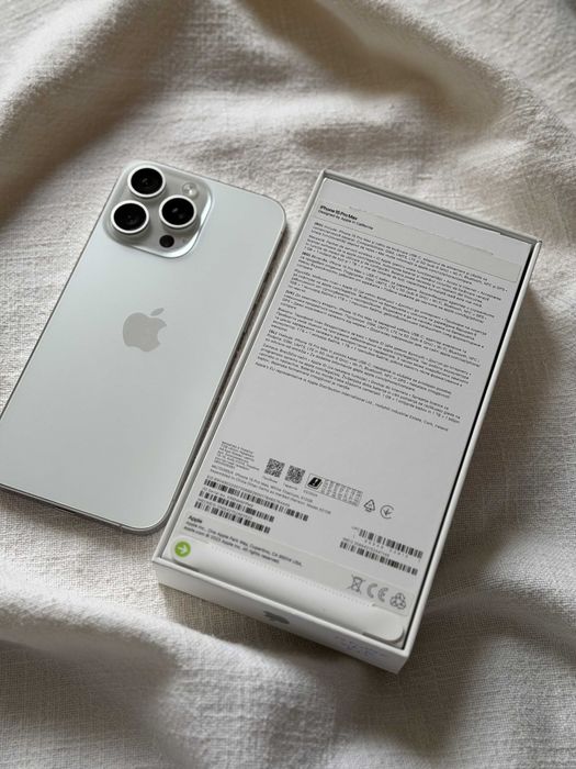 iPhone 15 Pro Max с памет 512GB White Titanium