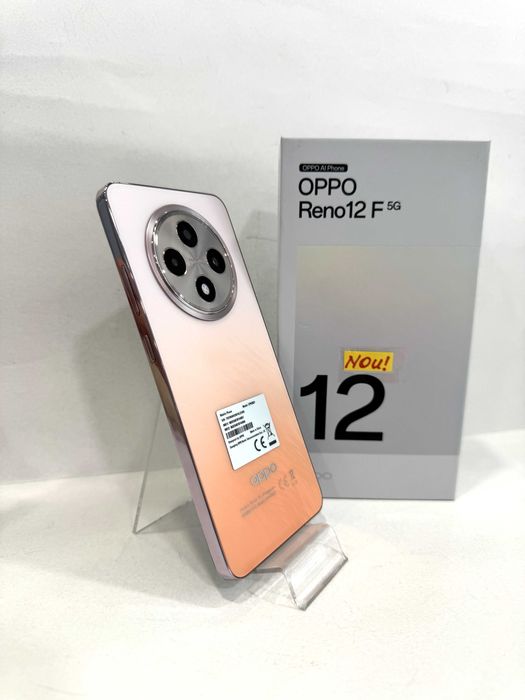 Oppo Reno 12F 5G, 256GB/8GB RAM, Amber Orange, NOU!