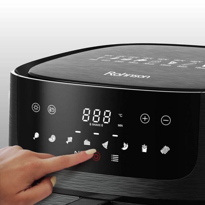 Нов фритюрник 8 литра AirFrye Rohnson r R-2847