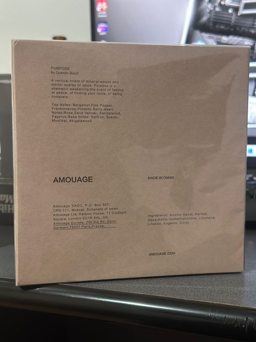 Amouage Purpose – Eau de Parfum, 100 ml, sigilat