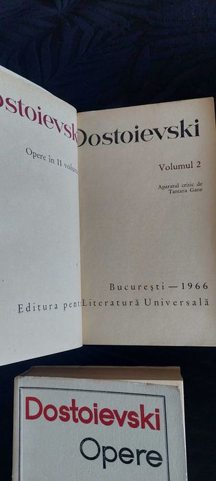 DOSTOIEVSKI - Opere complete ( 11 volume ) Stare Foarte Buna !!