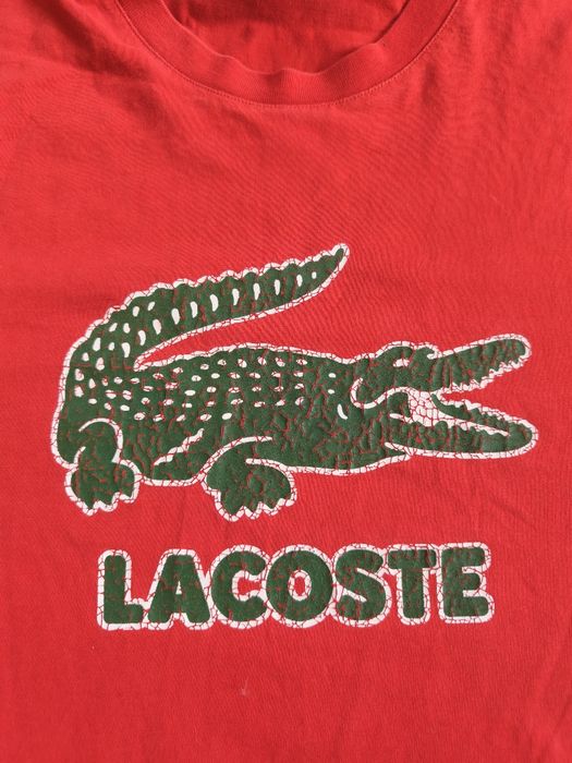 Lacoste тениска – червена, размер M