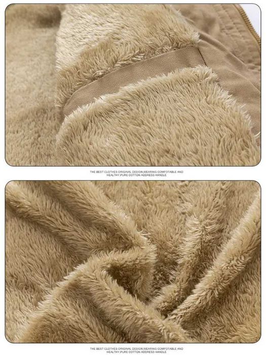 Новая зимняя куртка с меховым капюшоном цвета Хаки 52,54,56 до 120 кг