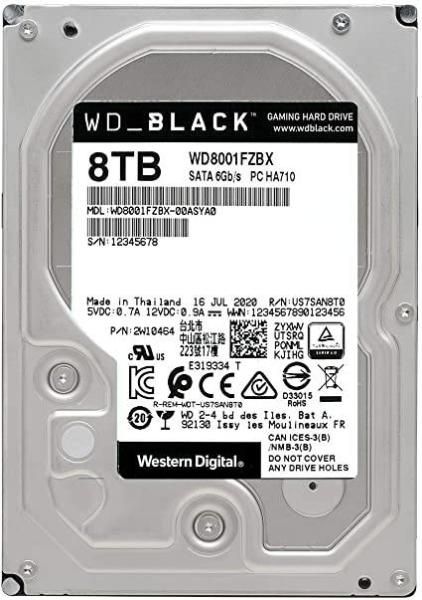 HDD WD Black 3.5" 8 TB folosit