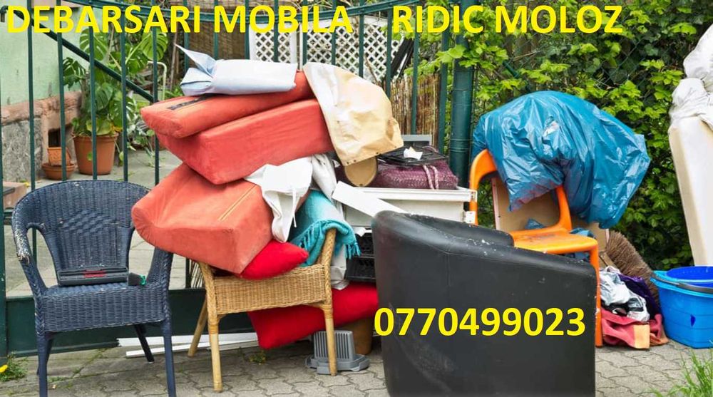 Debarasari apartamente mobila ridic moloz transsport mutari