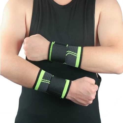 Накитници за фитнес тип ластичен бинт за китка , Комплект 2 броя