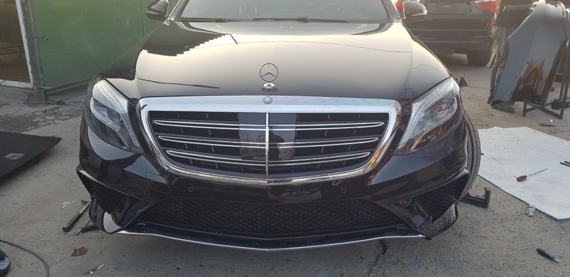 S63AMG пакет W222 S65 Mercedes предна задна броня дифузьор накрайници