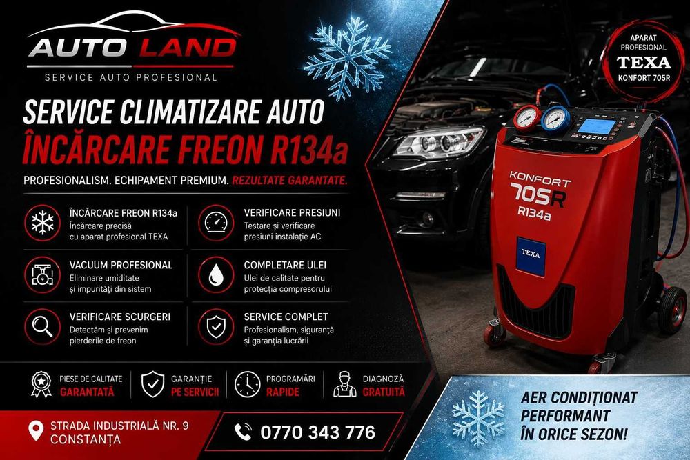 Incarcare Freon Auto/Service Climatizare Profesional