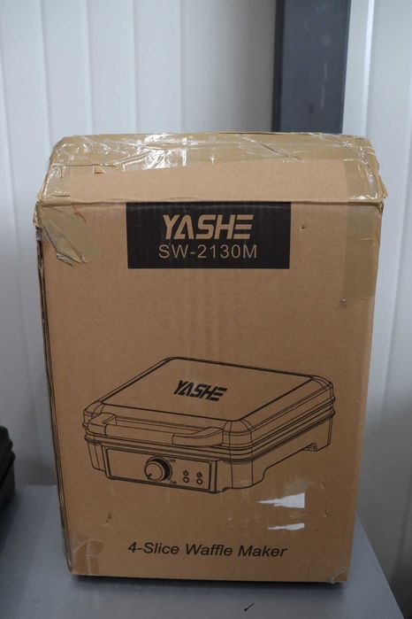 Гофретник YASHE SW-2130M, алуминий, неръждаема стомана, сребрист/черен