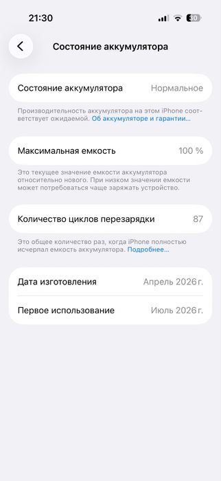 Apple 17 256gb 100%