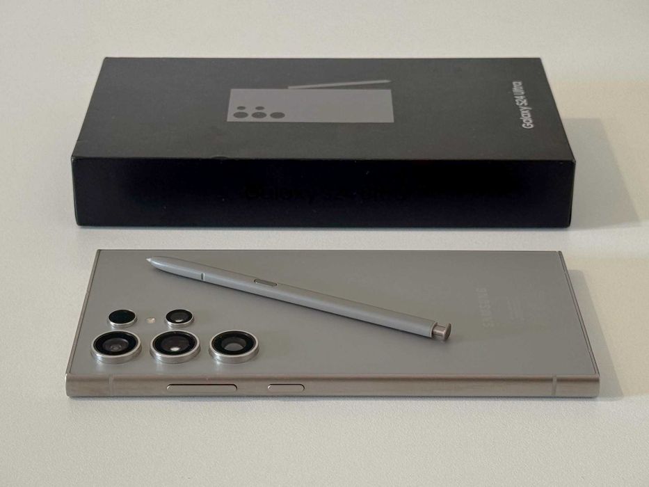 Бартер! Като НОВ! Samsung Galaxy s24 Ultra 512/12GB Titanium Grey (Сив)