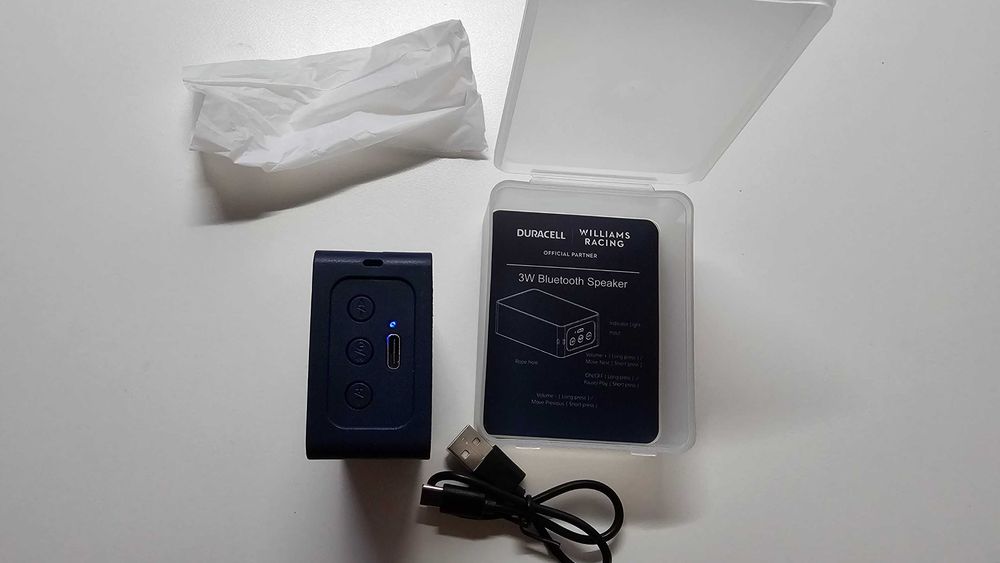 boxa portabila duracell 3w bluetooth speaker