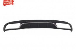 Difuzor Bara Spate Cu Ornamente tobe Negre Mercedes C-Class W205 S205