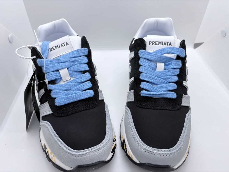 Adidasi Premiata Negru-Gri Sneakers