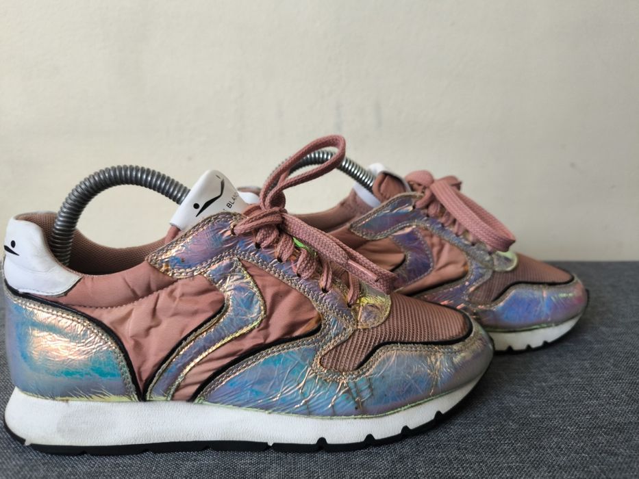 Sneakers Voile Blanche pink metal