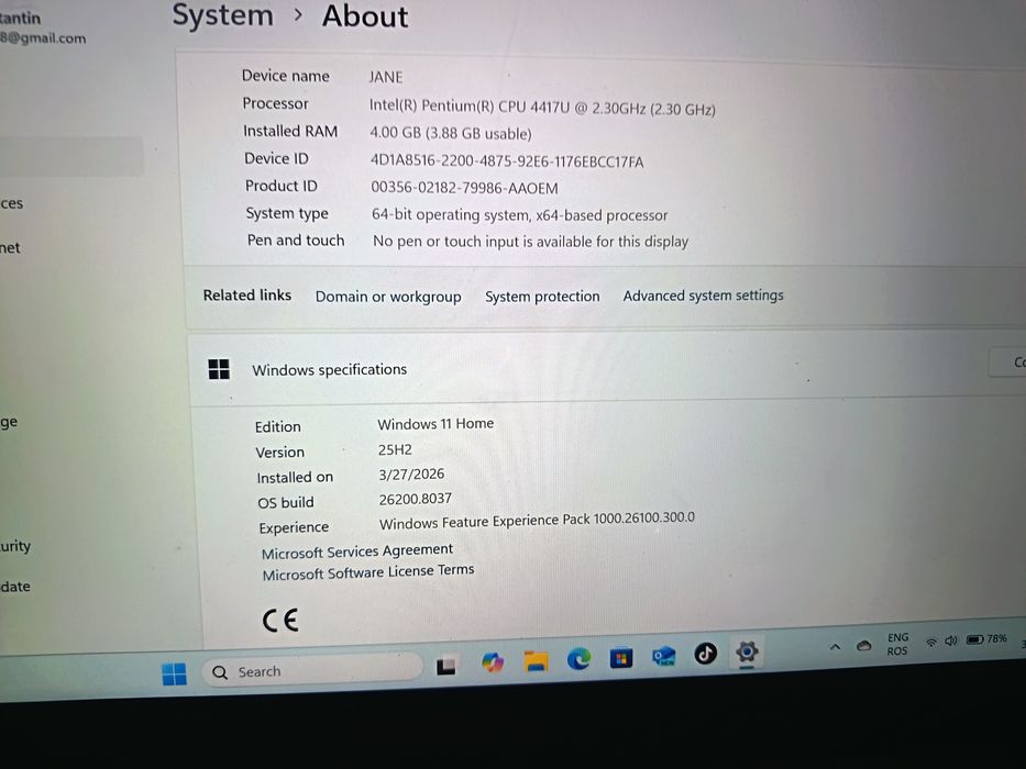 Vând laptop HP pavilion