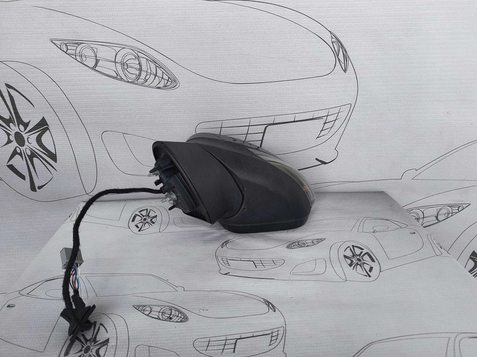 Oglindă Stânga 6 PINI Ford Fiesta 2017-2021 / Cod OEM H1BB-17E715-AD (5C2)