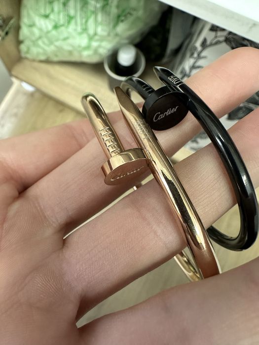 Barata Cui pentru Barbati model Cartier Gold si Silver