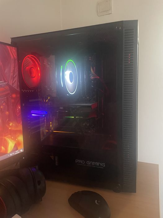 Setup Gaming Complet – i7-8700 / GTX 1660 Ti 6GB / 16GB RAM / SSD 1TB + Monitor & Periferice