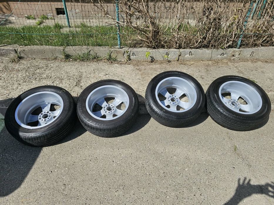 Vând set 4 jante originale Mercedes + anvelope