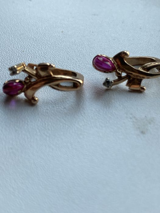 Золотые сережки