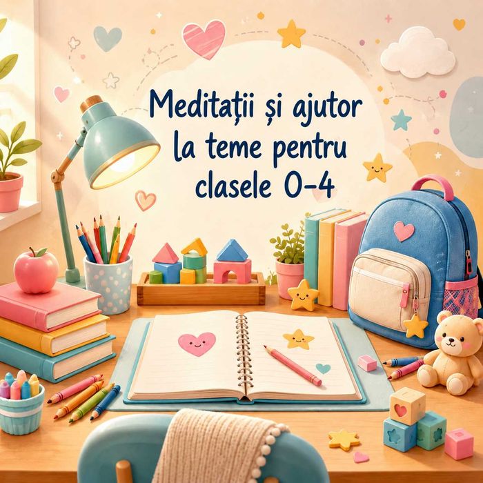 Meditații și ajutor la teme pentru clasele 0–4