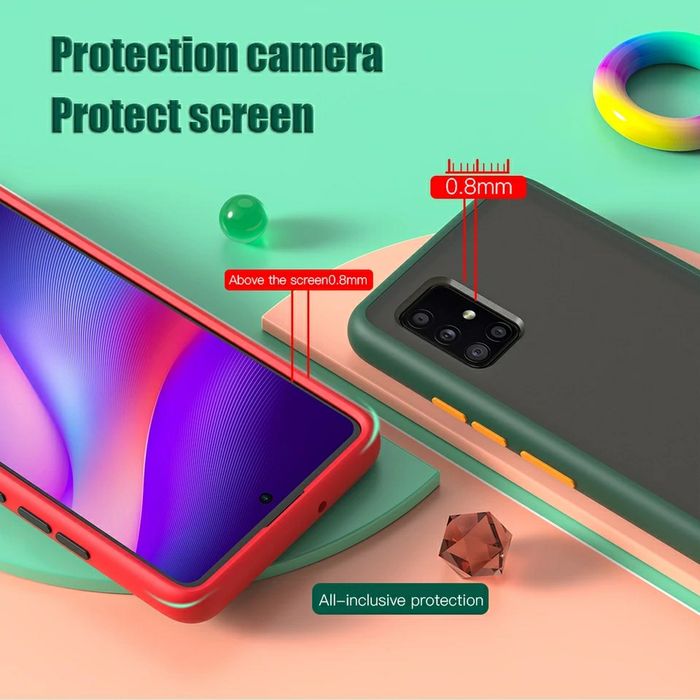 Цветен Кейс Rock за Samsung Galaxy A10 A30S A40 A50 A51 A70 A71 A52s