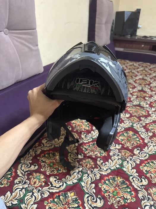 Moto shlem yangi 1 marta kiyilgan 100% jovop