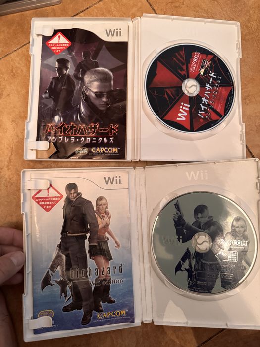 Продам комплект игр Resident Evil для Nintendo Wii
