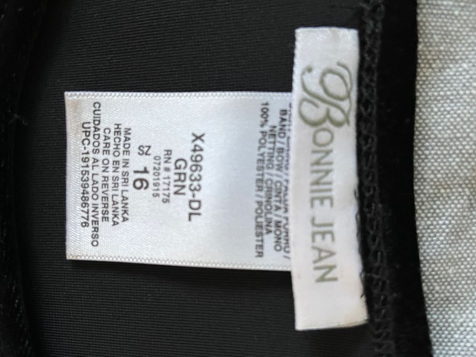 Rochie deosebita pt ocazii 14-16 ani verde cu negru