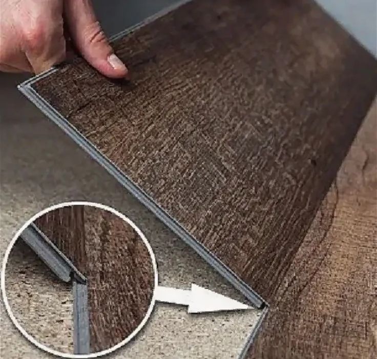 Настил ламината кварцвенила