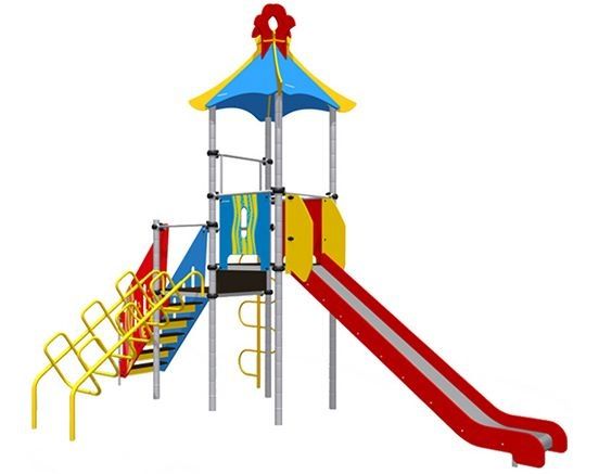 Детские площадки, Горки, Качели, Лазы, от компании ROMANA