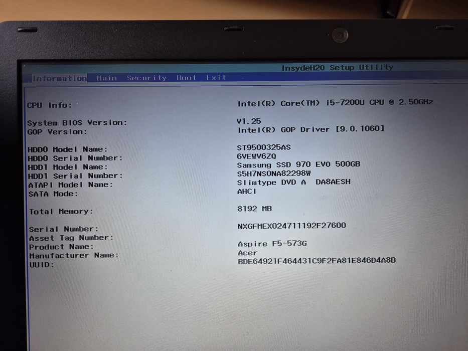 Acer Aspire F5-573G – Laptop 15.6" Full HD 1 TB