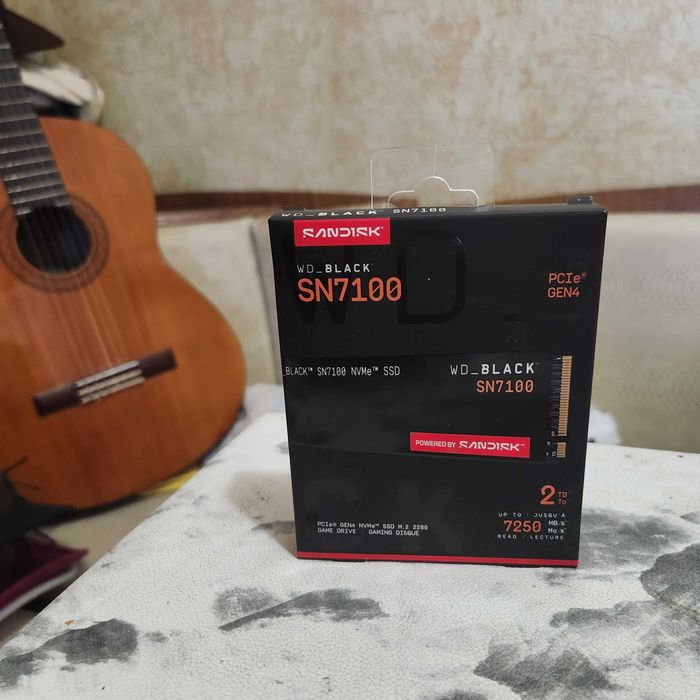 WD_BLACK SN7100 2TB Gen4 — быстрый игровой NVMe SSD