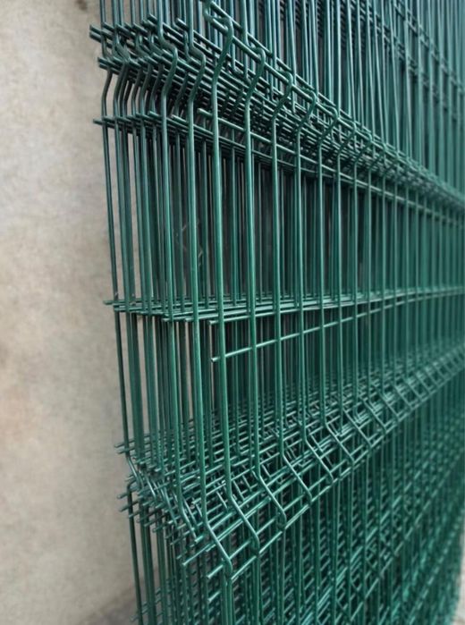 Gard metalic verde plastifiat 2m x 2,5m, 14 bucati
