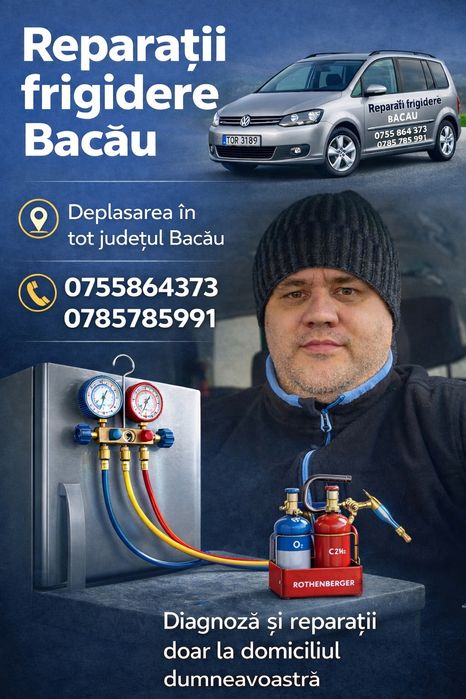 Reparații frigidere  Bacău
