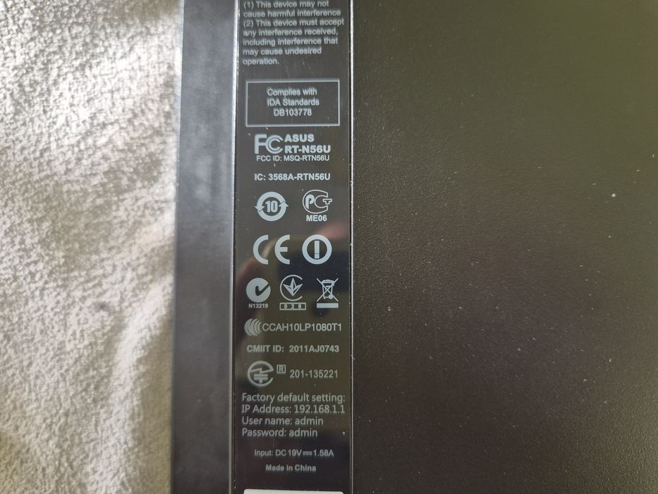 Router ASUS WIFI 5