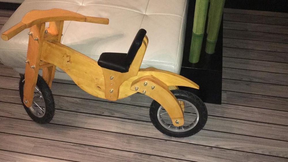 Bicicleta lemn copii