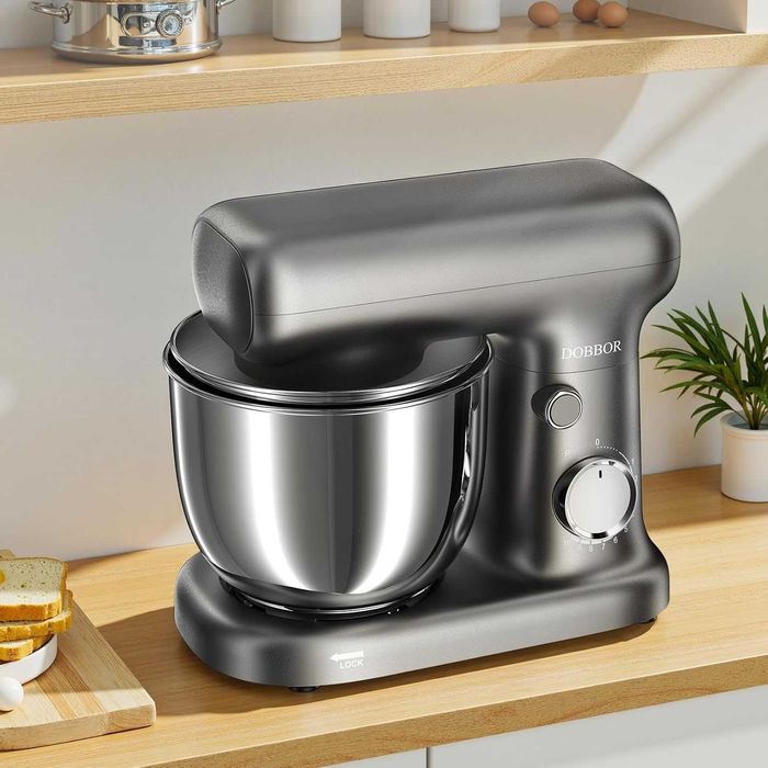 Планетарен миксер Dobbor 1500W двоен съд 2.5L + 3L
