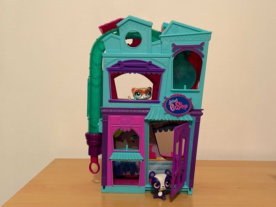 Set casa Littlest Pet Shop  + 2 bucati LPS originali