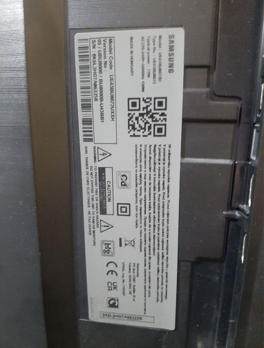 Vand televizor samsung-display spart