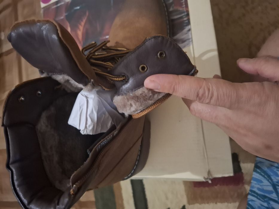 Сапоги новые  с мехом