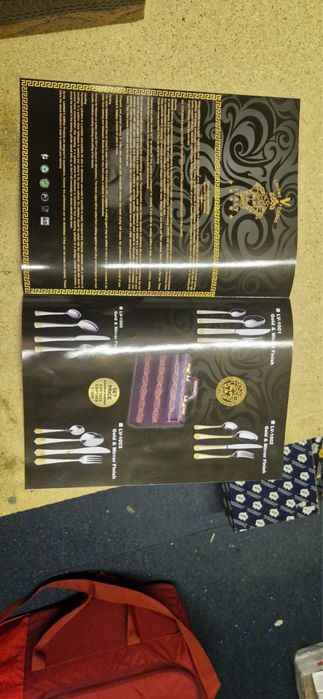 Set tacamuri Versace suflate aur editie limitata 72 pcs